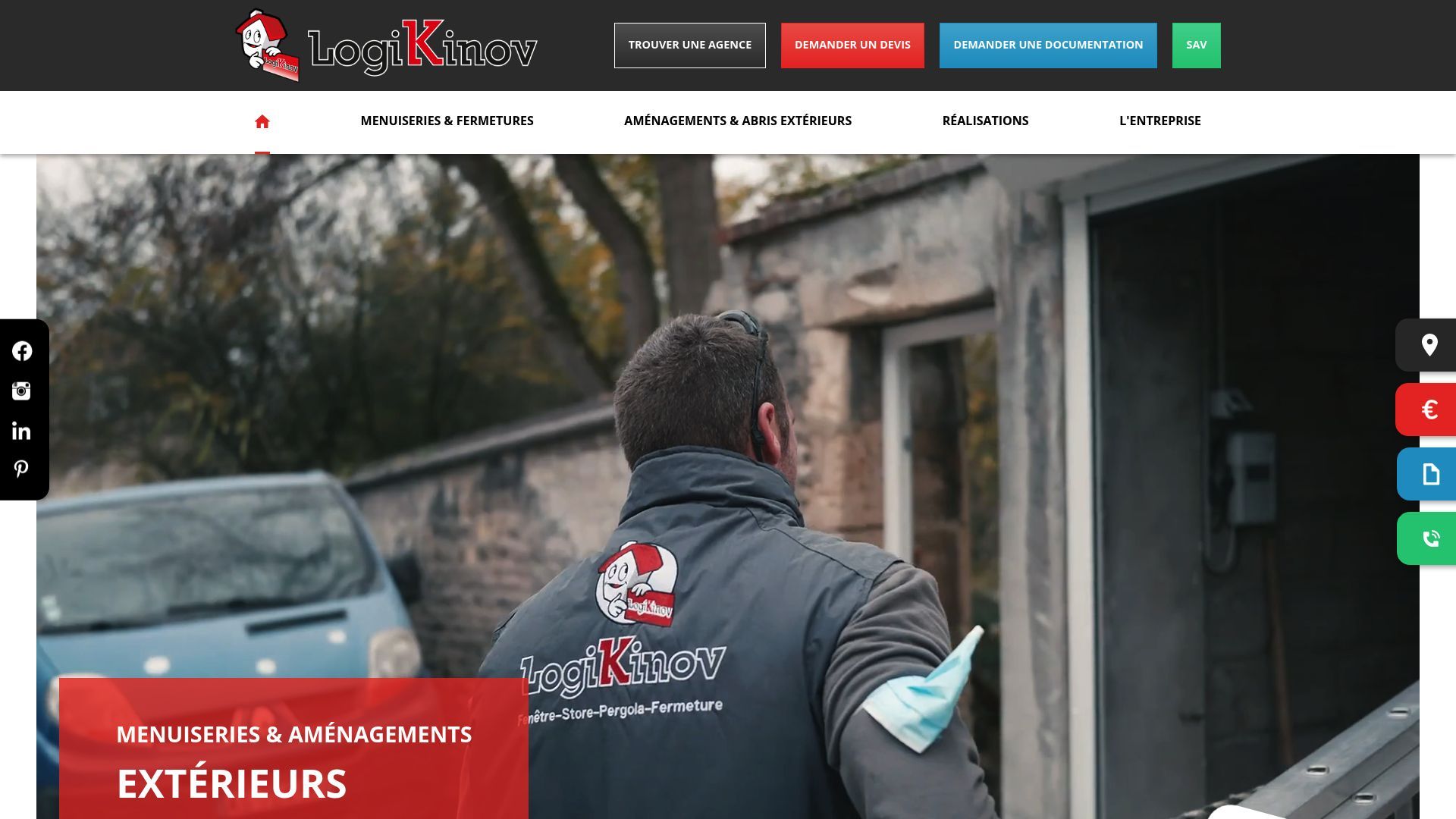 Aperçu de LOGIKINOV, menuiseries extérieures Caen