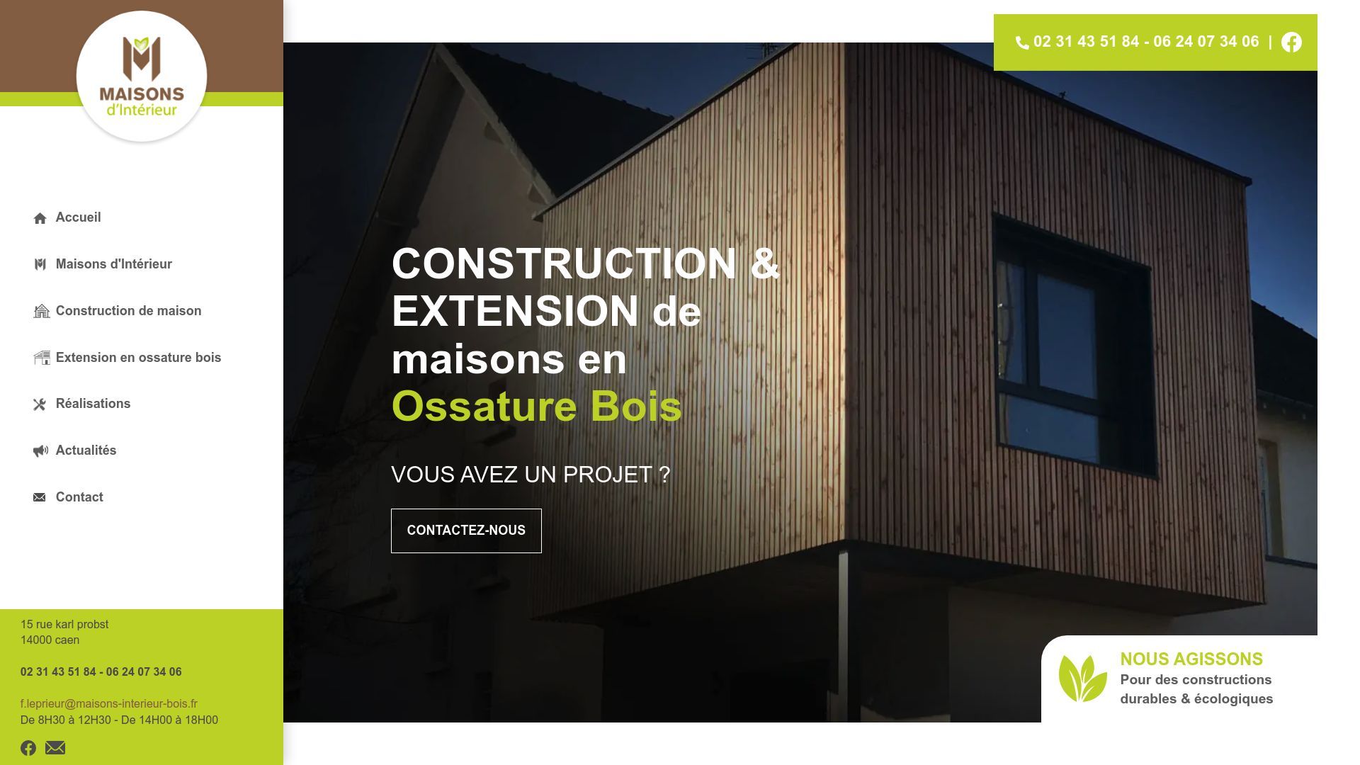 Aperçu de Maisons d'Intérieur, constructeur Caen