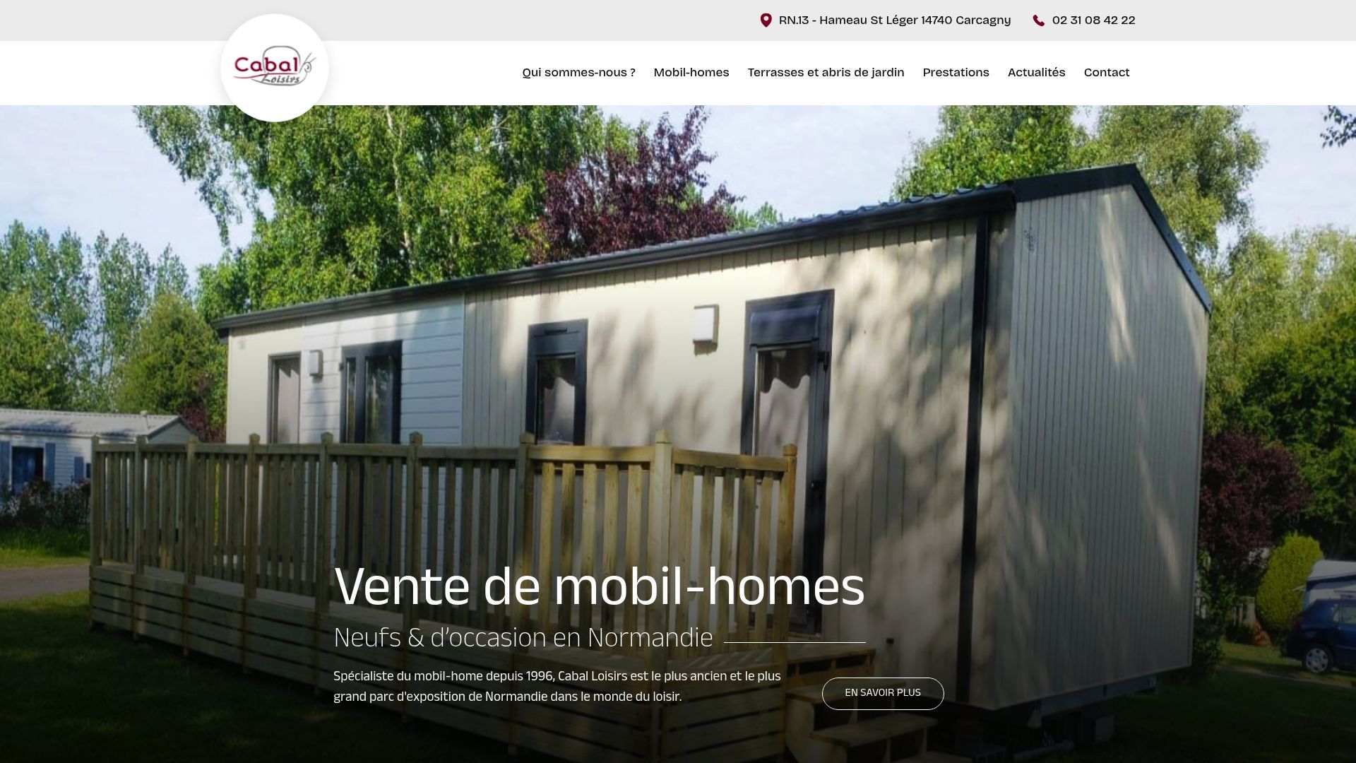 Aperçu de Cabal Loisirs - expert du mobil-home