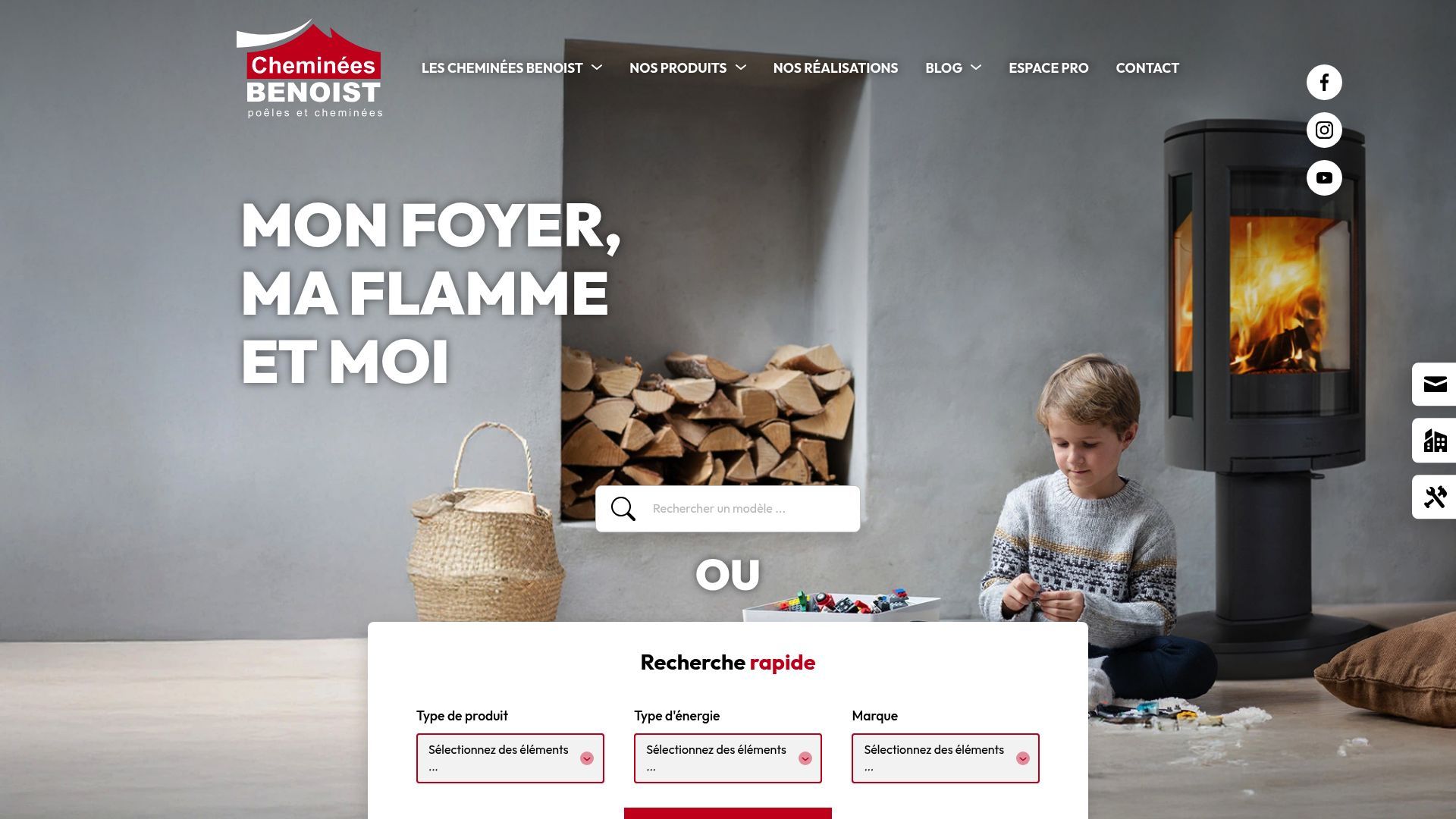 Aperçu de Cheminées Benoist, cheministe à Caen