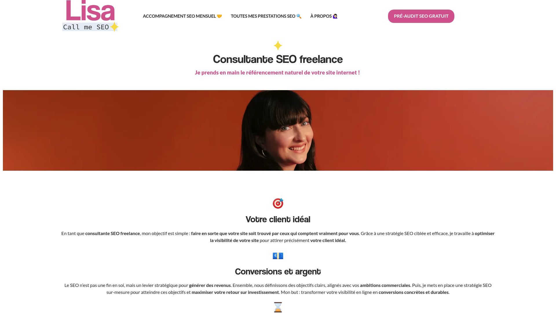 Aperçu de Call me SEO