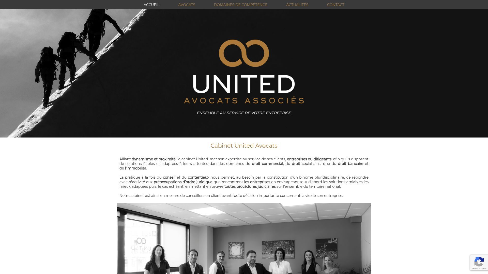 Aperçu de United Avocats, avocats pour TPE et PME