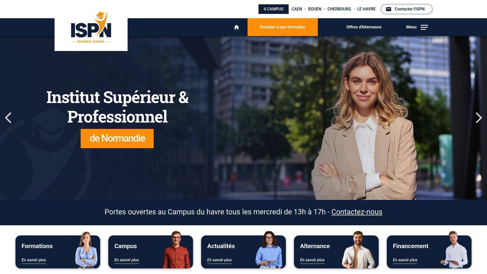 Aperçu de ISPN - formations en BTS à Caen