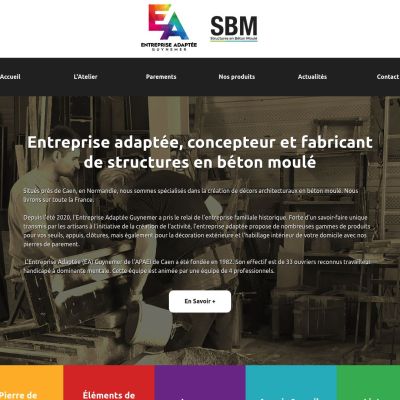 SBM, décors architecturaux en béton Caen