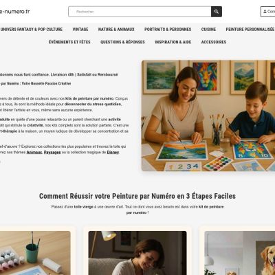 Boutique Peinture par Numéro