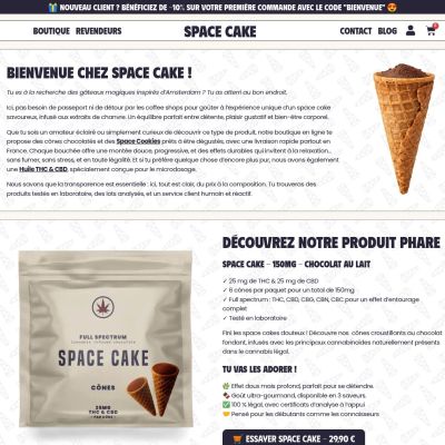 Space Cake - Boutique en ligne